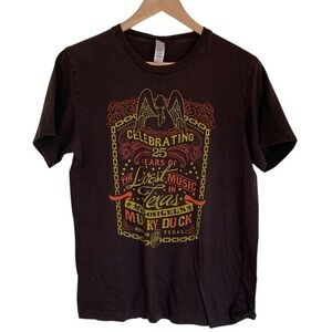 Houston‎ Texas McGonigels Mucky Duck 25 Year Anniversary Brown T Shirt Size M